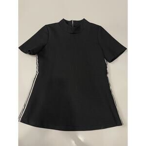 Ruti Black Racer Stripe Ponti Francesca Top Size 00
